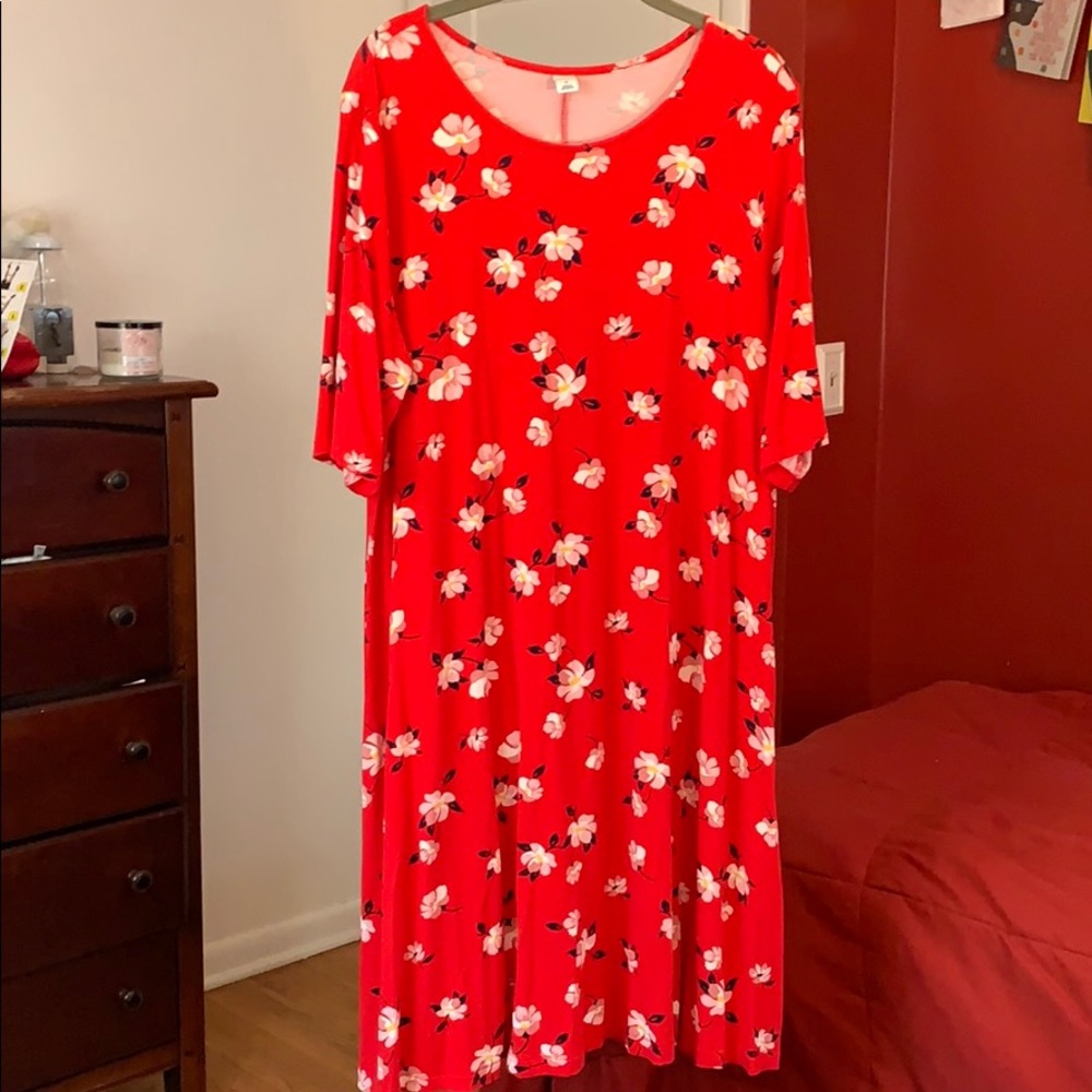 Jersey swing dress with sleeves from Old Navy